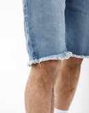 True Religion Rickey Straight Denim Shorts