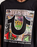 True Religion Relaxed Layered Art Tee