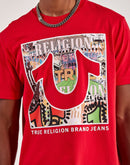 True Religion Relaxed Layered Art Tee