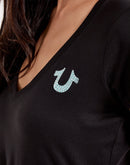 True Religion True Logo V Tee