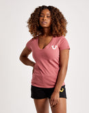 True Religion Buddha Logo V Tee