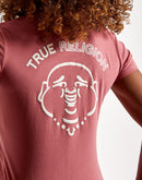 True Religion Buddha Logo V Tee