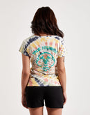 True Religion Tie Dye Buddha Logo V Tee