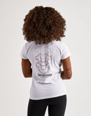 True Religion Crystal Logo V-Neck Tee