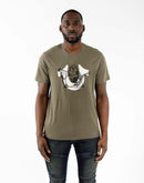 True Religion Horseshoe Embroidered Buddha Tee