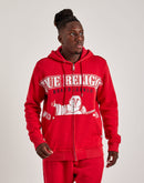 True Religion Raw Exaggerated Icon Full-Zip Hoodie