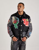 True Religion Bad Weather Varsity Jacket