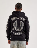 True Religion Full-Zip Fleece Hoodie