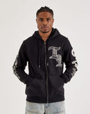 True Religion Full-Zip Fleece Hoodie