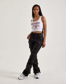 True Religion SRS Logo Crop Tank Top