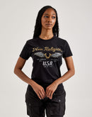 True Religion Crystal Wings Slim Tee