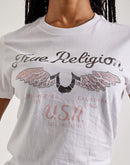 True Religion Crystal Wings Slim Tee
