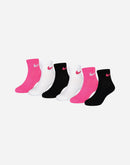 Nike Metallic Swoosh Quarter Socks
