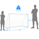 6 X 4 Feet Soccer Goal With Strong UPVC Frame