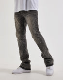 UR Diamond Stud Stacked Denim Jeans