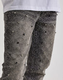 UR Diamond Stud Stacked Denim Jeans