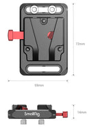 SmallRig Mini V Mount Battery Plate 2987 8563