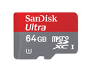 SanDisk Ultra 64GB UHS-I microSDXC Memory Card with SD Adapter