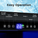 24 Inch Under Counter Dual Drawer Fridge With 37¨H-64¨H Temperature Range-Silver