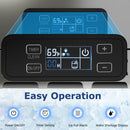 Under Counter Nugget Ice Maker With Self-Cleaning and 24H Timer-Silver