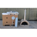 DIY Wood Oven Kit, Includes Stainless Flue &  Door 50Dx39Wx25H
