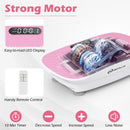 Vibration Plate Exercise Machine for Lymphatic Drainage and Weight Loss With 10 Speed Intensities- White
