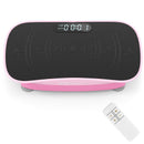Vibration Plate Exercise Machine for Lymphatic Drainage and Weight Loss With 10 Speed Intensities-Pink