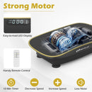 Vibration Plate Exercise Machine for Lymphatic Drainage and Weight Loss With 10 Speed Intensities-Black