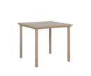 Berlin Gardens, Vida 44″ Square Poly Bar Table, Seashell on Sahara Sparkle