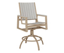 Berlin Gardens, Vida Poly Swivel Bar Chair, Seashell on Sahara Sparkle