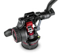 Manfrotto MVKN8TWINMUS Video Kit with Nitrotech N8 Head & 546B Twin Leg with Mid-Level Spreader Tripod