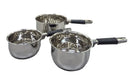 Vinod Stainless Steel Milkpan 3 Pcs Set