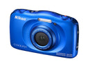 Nikon Coolpix W100 Digital Camera (Blue)