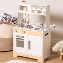 Wooden Kids Play Kitchen Set - DIY Stickers