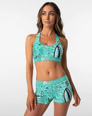 Ethika Bomber Paisley Sports Bra