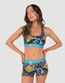Ethika Floral Flames Sports Bra