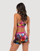 Ethika Bomber Pink Drip Boy Shorts