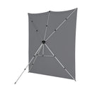 Westcott X-Drop Pro Wrinkle-Resistant Backdrop - Neutral Gray (8' x 8')