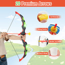 Youth Archery Bow Set With LED Light Up Bow and 20 Suction Cup Arrows for Kids