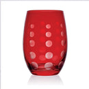Set of 6 Stemless Wine Glasses - Ruby