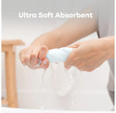 Muslin Cotton Baby Washcloths - White - Pack of 10