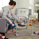 Slim Spaces Compact Baby Swing - Reign