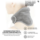 Calming Heat Massaging Neck Wrap - Grey