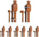 Banister to Banister Gate Mounting Kit - Natural Wood
