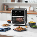 All-in-One 14-Quart Air Fryer Oven Rotisserie Dehydrator - Silver