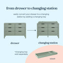 Colby 6-Drawer Dresser - Light Sage