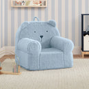 Faux Shearling Bear Chair - Powder Blue