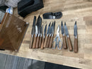 14pc Delta Knife Block Set With Stainless Steel Blades