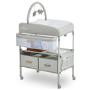 Portable Baby Changing Table with 2 Storage Baskets - Beige