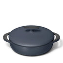Cast Iron 3.5-Quart Braiser with Domed Lid - Midnight Blue